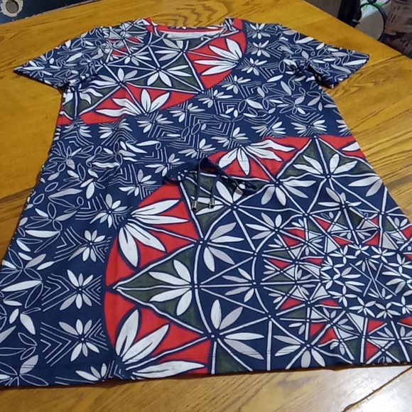 TORY BURCH Womens Dress STRETCH FLORAL FLOWERS  Used Preowned Summer Spring yy - Picture 2 of 9